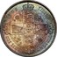 UK One Florin Two Shillings 1869 Proof KM# 746.2 ONE FLORIN ONE TENTH OF A POUND coin reverse