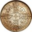 UK One Florin Two Shillings 1884 KM# 746.4 ONE FLORIN ONE TENTH OF A POUND coin reverse