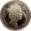 UK One Penny 25th Anniversary of Decimal Currency 1996 Proof KM# 935b ELIZABETH II D∙G∙REG∙F∙D∙1996 RDM coin obverse