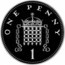 UK One Penny Crowned Portcullis 2008 British Royal Mint Proof KM# 986b ONE PENNY 1 coin reverse