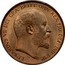 UK One Penny Edward VII High sea level 1904 KM# 794.2 EDWARDVS VII DEI GRA: BRITT: OMN: REX FID: DEF: IND: IMP: DES coin obverse