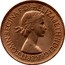 UK One Penny Elizabeth II 1953 KM# 883 ONE PENNY 1953 coin reverse