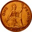 UK One Penny Elizabeth II 1963 Proof KM# 897 ONE PENNY *YEAR* coin reverse