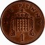 UK One Penny Elizabeth II 1986 KM# 935 ONE PENNY 1 coin reverse
