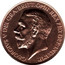 UK One Penny George V 1927 KM# 826 GEORGIVS V DEI GRA:BRITT:OMN:REX FID:DEF:IND:IMP: BM coin obverse