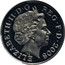UK One Penny Partial Shield of Arms 2008 KM# 1107c ELIZABETH II D G REG F D 2008 coin obverse