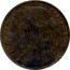 UK One Penny Victoria 1860 Incuse lines on shield KM# 749.1 VICTORIA D:G: BRITT: REG: F:D: coin obverse