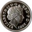 UK One Pound Celtic Cross of Northern Ireland 2001 British Royal Mint Proof KM# 1013a ELIZABETH∙II∙D∙G REG∙F∙D∙2001 IRB coin obverse