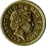 UK One Pound Celtic Cross of Northern Ireland 2001 British Royal Mint KM# 1013 ELIZABETH∙II∙D∙G REG∙F∙D∙2001 IRB coin obverse