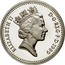 UK One Pound Thistle of Scotland 1989 Proof KM# 959a ELIZABETH II D∙G∙REG∙F∙D∙1989 RDM coin obverse