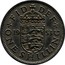 UK One Shilling Arms of England 1953 KM# 890 FID DEF 19 53 W G ONE SHILLING coin reverse