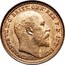 UK One Third Farthing Edward VII 1902 KM# 791 EDWARDVS VII D: G: BRITT: OMN: REX F. D. IND: IMP: DES coin obverse