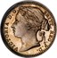 UK One Third Farthing Victoria 1868 KM# 750 VICTORIA D. G. BRITT. REG. F. D. coin obverse