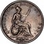UK Penny 1826 Proof KM# 693a Pre-Decimal coinage BRITANNIAR: REX FID: DEF: coin reverse