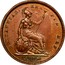 UK Penny Gulielmus IIII 1831 Proof KM# 707a BRITANNIAR: REX FID: DEF: coin reverse
