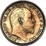 UK Penny Edward VII 1902 Prooflike KM# 795 EDWARDVS VII D:G: BRITT: OMN: REX REGINA∙F:D: IND: IMP: DES. coin obverse