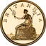 UK Penny George III 1806 Proof KM# 663b BRITANNIA coin reverse