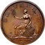 UK Penny George III 1806 KM# 663 BRITANNIA coin reverse