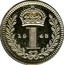UK Penny George VI 1948 Prooflike KM# 846a *YE 1 AR* coin reverse