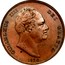 UK Penny William IV 1834 KM# 707 GULIELMUS IIII DEI GRATIA coin obverse