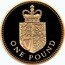 UK Pound 30th Anniversary of Decimal £1 2013 Proof KM# 1245 ONE POUND coin reverse