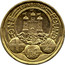 UK Pound Badge of Edinburgh 2011 British Royal Mint KM# 1197 ONE EDINBURGH POUND coin reverse