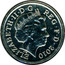 UK Pound Badge of London 2010 British Royal Mint Proof KM# 1158a ELIZABETH∙II∙D∙G REG∙F∙D∙2010 IRB coin obverse