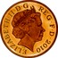 UK Pound Badge of London 2010 British Royal Mint Proof KM# 1158b ELIZABETH II D G REG F D 2010 coin obverse