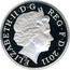 UK Pound Edinburgh 2011 British Royal Mint Proof KM# 1197a ELIZABETH∙II∙D∙G REG∙F∙D∙2011 IRB coin obverse