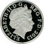 UK Pound Leek and Daffodil 2013 Proof KM# 1238a ELIZABETH∙II∙D∙G REG∙F∙D∙2013 IRB coin obverse