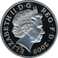 UK Pound Royal Shield 2008 British Royal Mint Proof KM# 1113c ELIZABETH II D G REG F D 2009 coin obverse