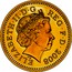 UK Pound Shield of the Royal Arms 2008 British Royal Mint Proof KM# 1113b ELIZABETH∙II∙D∙G REG∙F∙D∙2008 IRB coin obverse