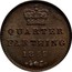 UK Quarter Farthing 1852 Proof KM# 737a Pre-Decimal coinage QUARTER FARTHING 1852 coin reverse