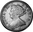 UK Shilling Anne (2nd bust) W/E below 1707 KM# 517.6 ANNA∙DEI∙ GRATIA E coin obverse