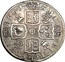 UK Shilling Anne Fourth bust Roses and plumes 1713/2 KM# 533.1 MAG∙ BRI∙FR∙ ET∙HIB∙ REG ∙*YEAR*∙ coin reverse