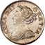 UK Shilling (Anne third bust (less waves) no E below plumes and roses) KM# 523.4 ANNA∙DEI∙ GRATIA∙ coin obverse