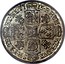 UK Shilling (George I Roses and plumes) KM# 539.1 BRVN - ET ∙ L ∙ DVX - S ∙ R ∙ I ∙ A ∙ TH - ET ∙ EL ∙ coin reverse