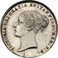UK Six Pence Victoria 1865 KM# 733.2 VICTORIA DEI GRATIA BRITANNIAR : REG : F : D : coin obverse