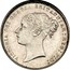 UK Six Pence Victoria 1871 KM# 751.1 VICTORIA DEI GRATIA BRITANNIAR: REG: F: D: coin obverse