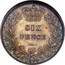 UK Six Pence Victoria 1877 KM# 751.2 SIX PENCE coin reverse