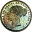 UK Six Pence Victoria 1883 KM# 757 VICTORIA DEI GRATIA BRITANNIAR: REG: F: D: coin obverse