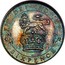 UK Sixpence George V Modified head 1911 KM# 815 FID: DEF: IND: IMP: *YEAR* SIXPENCE coin reverse