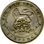 UK Sixpence George V Modified head 1922 KM# 815a.1 FID: DEF: IND: IMP: *YEAR* SIXPENCE coin reverse