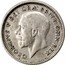 UK Sixpence George V Modified head 1927 Proof KM# 828 GEORGIVS V DEI GRA:BRITT:OMN:REX BM coin obverse