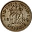 UK Sixpence George VI 1948 Proof KM# 862 FID∙DEF∙ ∙IND∙IMP *YE GRI AR* K∙G SIXPENCE coin reverse