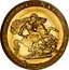 UK Sovereign George III 1820 KM# 674 HONI ∙ SOIT ∙ QUI ∙ MAL ∙ Y ∙ PENSE coin reverse