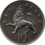 UK Ten Pence Elizabeth II 1986 KM# 938 TEN PENCE 10 coin reverse