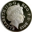 UK Ten Pence Royal Shield 2012 Proof KM# 1110a.1 ELIZABETH II D G REG F D 2012 IRB coin obverse