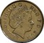 UK Ten Pence Royal Shield magnetic 2011 British Royal Mint KM# 1110d ELIZABETH∙II∙D∙G REG∙F∙D∙2011 IRB coin obverse
