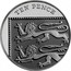 UK Ten Pence Royal Shield non-magnetic 2008 Proof KM# 1110 TEN PENCE coin reverse
